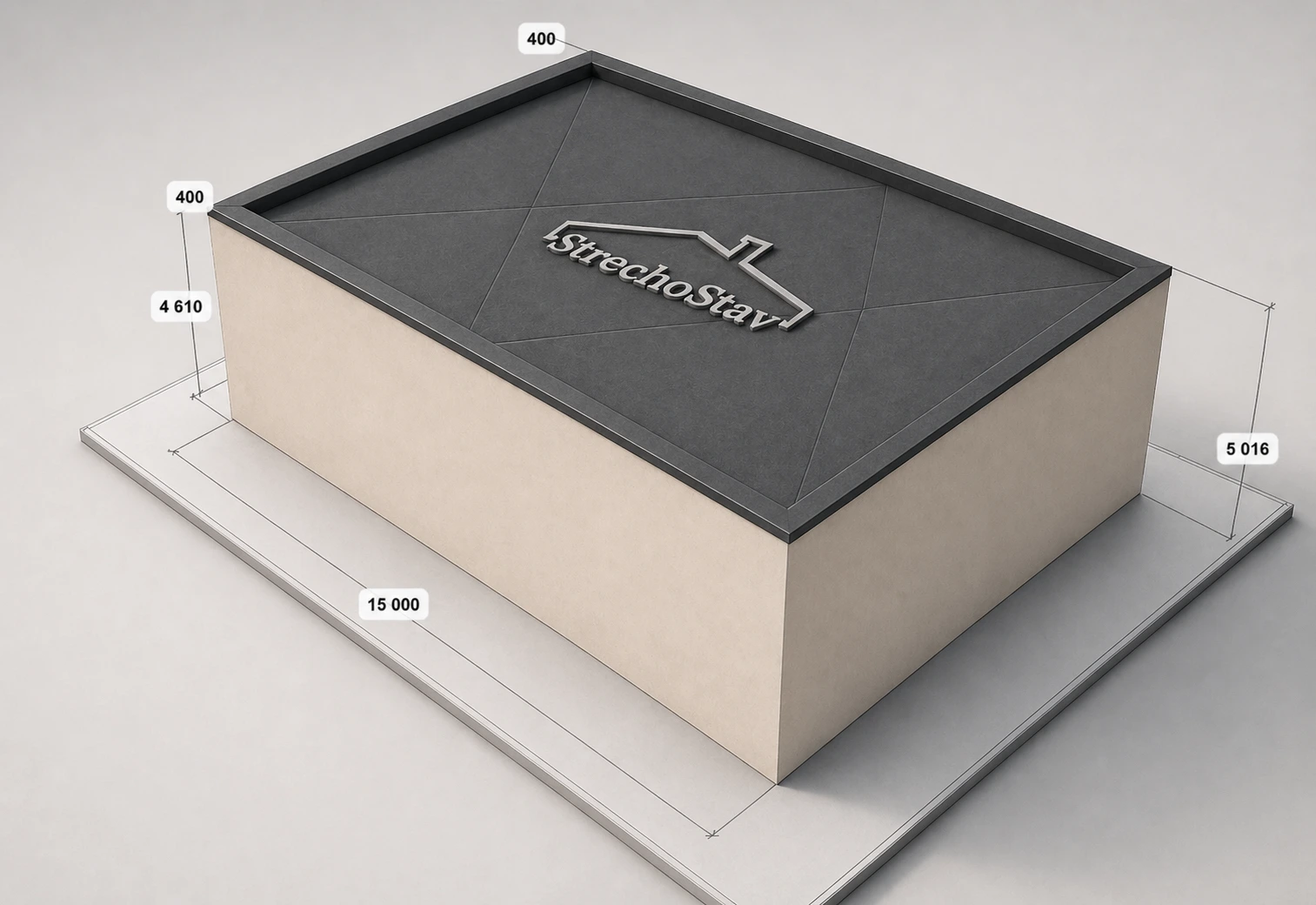 Orientačný výpočet ceny plochej strechy